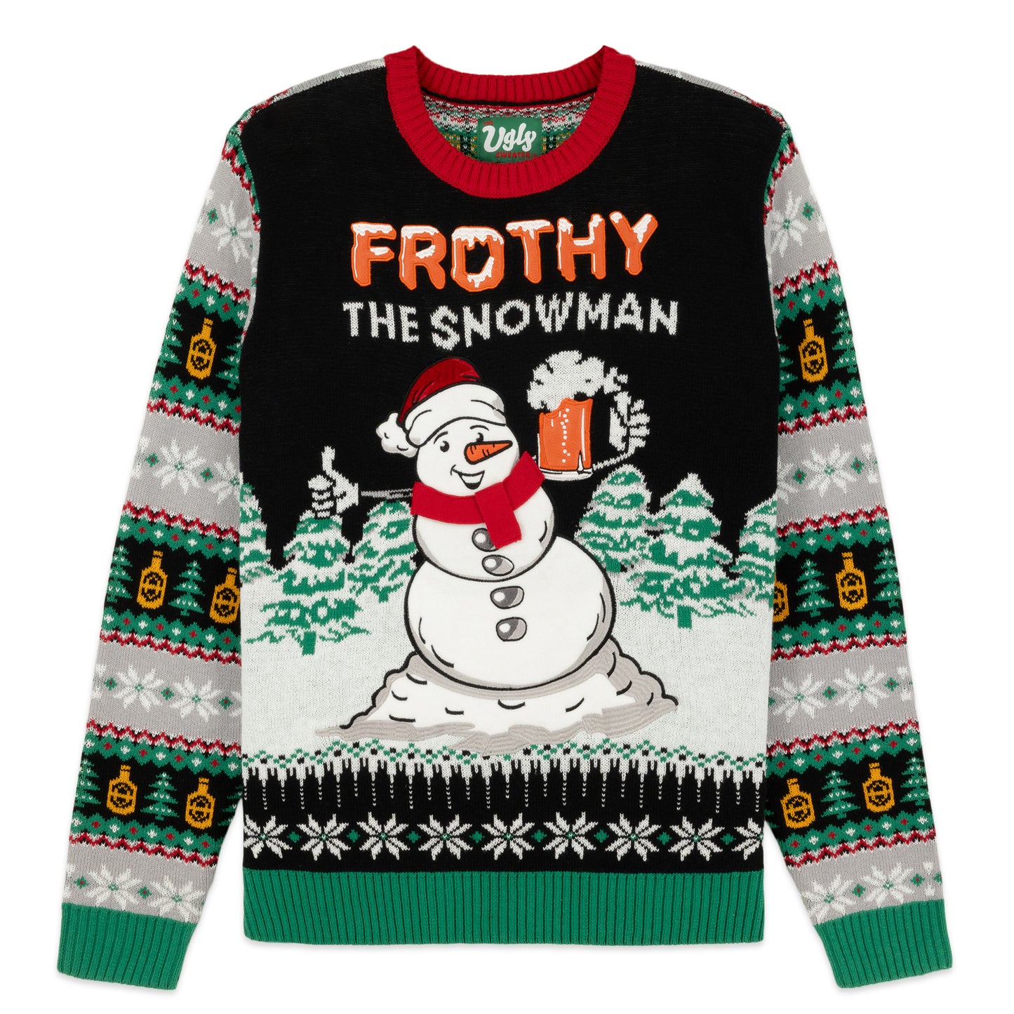 Frothy The Snowman Ugly Christmas Sweater Unisex
