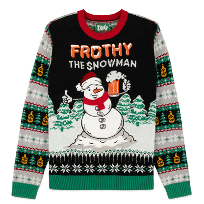 Frothy The Snowman Ugly Christmas Sweater Unisex