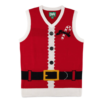 Santa Ugly Christmas Sweater Vest Unisex