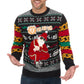 Yo Ho Ho Rap Santa Full Pattern Ugly Christmas Sweater Unisex