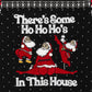 Ho Ho Ho's In This House LED Light-Up Ugly Christmas Sweater Unisex