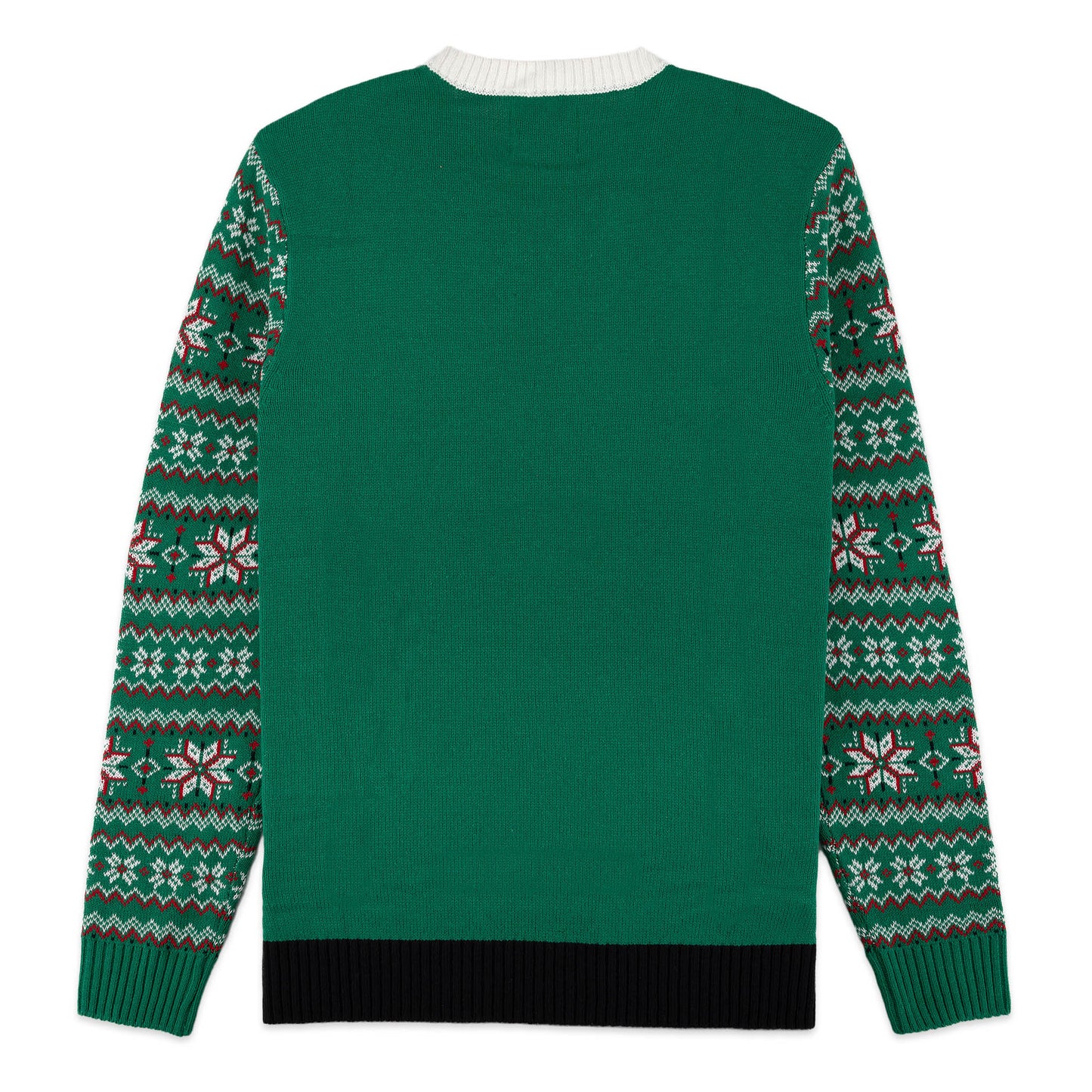 Snowflake Suit W/ Drink Pockets Ugly Christmas Sweater Unisex