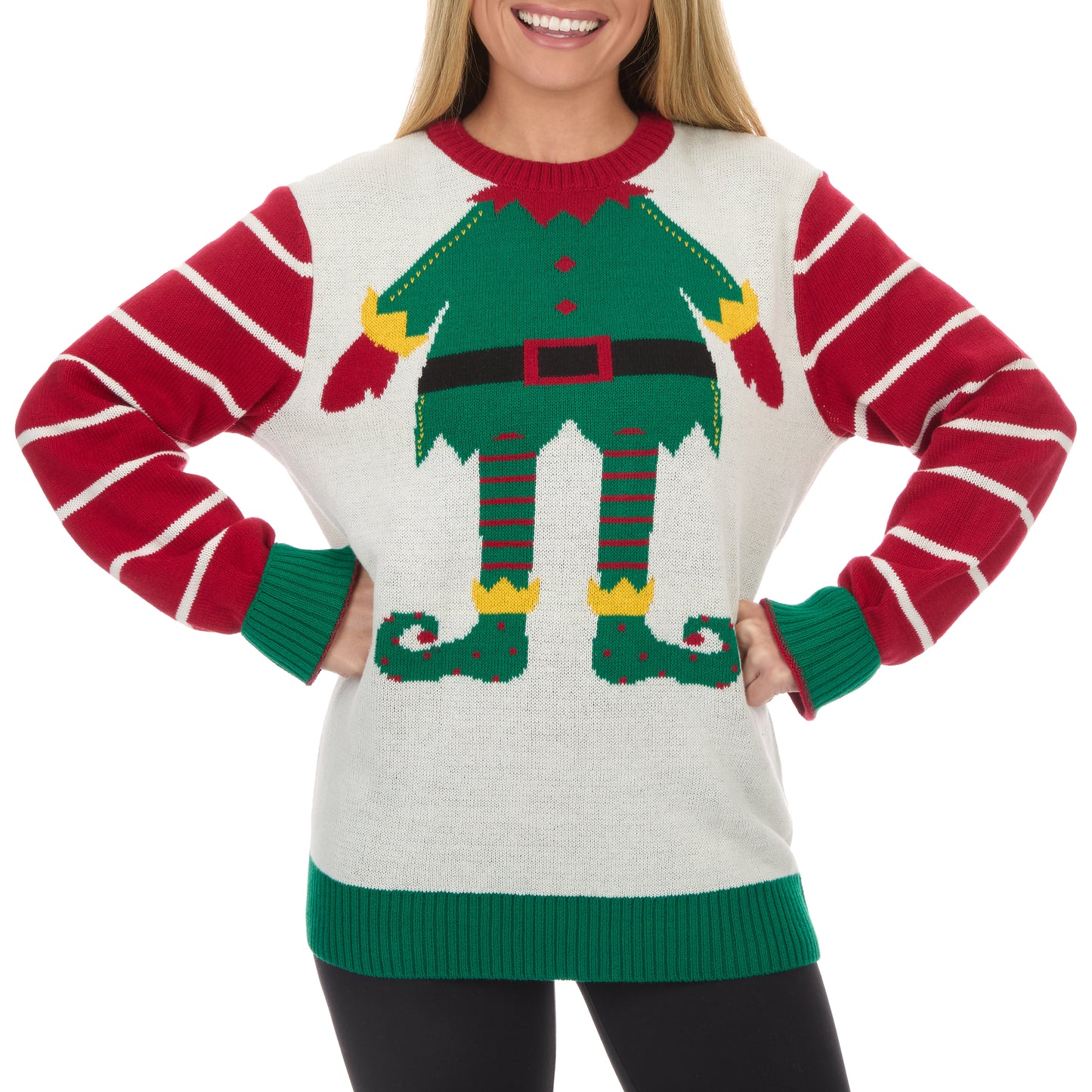 Elf Yourself Ugly Christmas Sweater Unisex