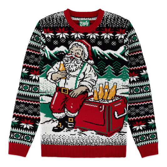 Santa's Cooler Ugly Christmas 金刚游戏官网 Sweater Unisex