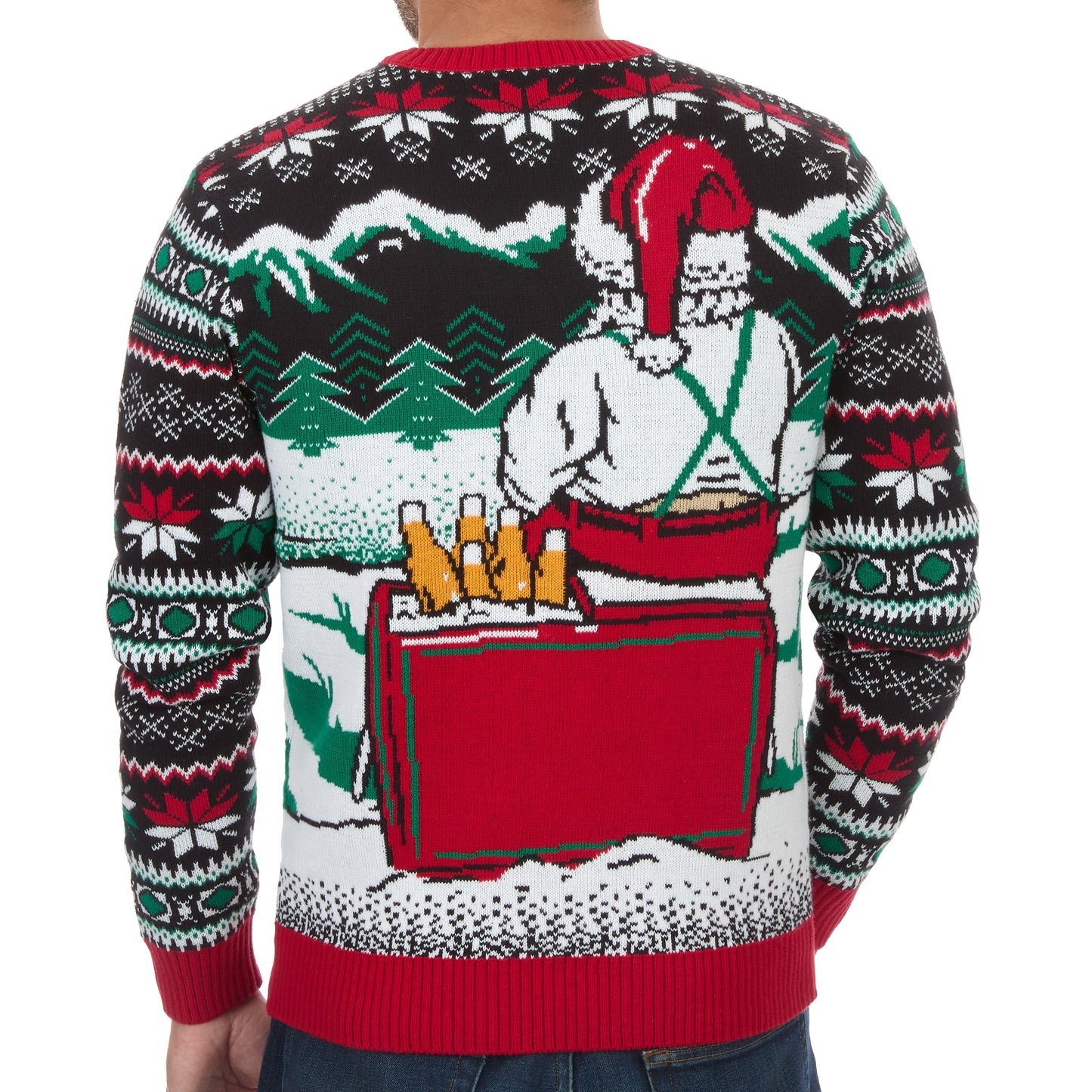 Santa's Cooler Ugly Christmas Sweater Unisex