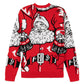 Coca-Cola Oversize Santa Print - Officially Licensed Unisex Christmas Sweater