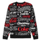 Coca-Cola Classic Signs - Officially Licensed Unisex Christmas Sweater