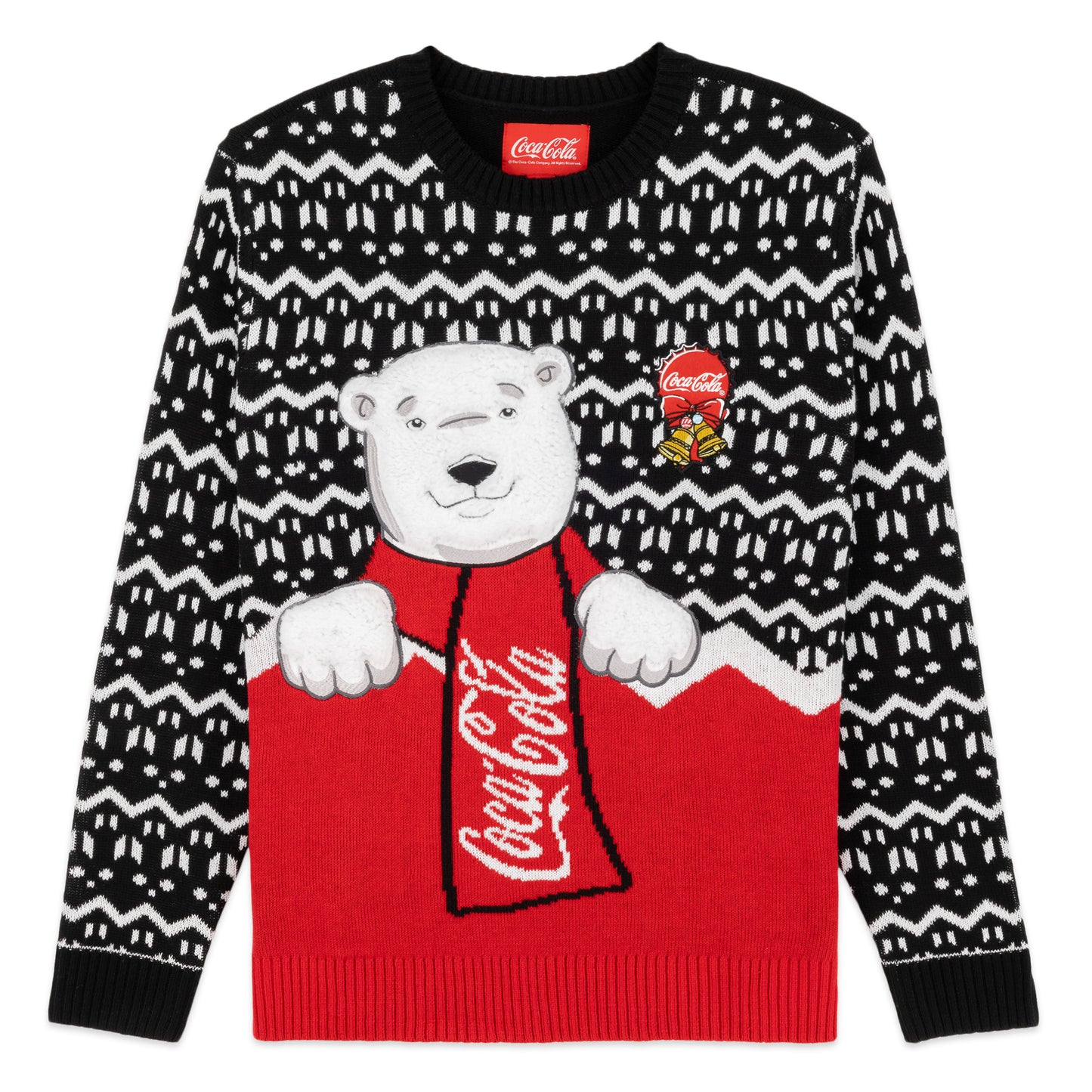 Coca-Cola Polar Bear Peekaboo - Officially Licensed Unisex Christmas Sweater