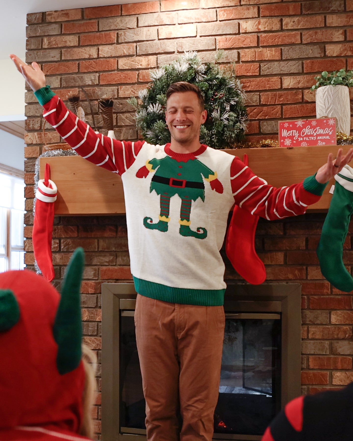 Elf Yourself Ugly Christmas Sweater Unisex