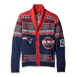 NFL Men's NEW ENGLAND PATRIOTS Christmas Cardigan